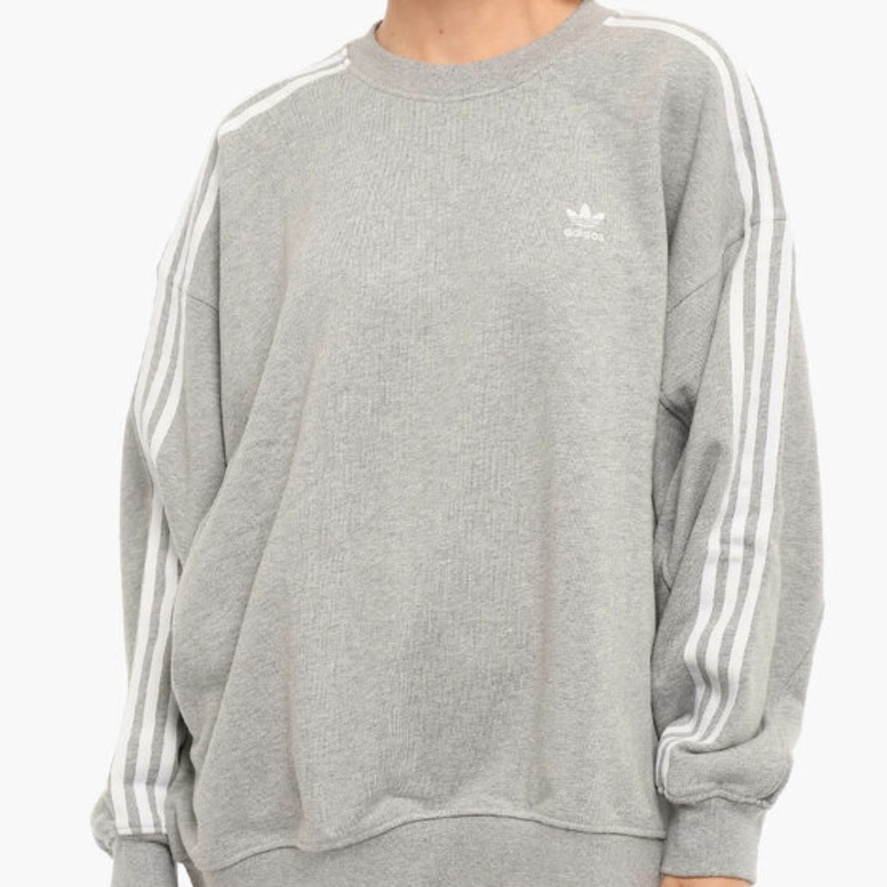 Adidas Grey Oversized Sweater
